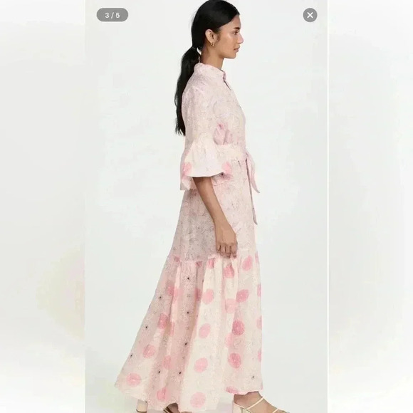 Temptation Positano // EUC Galeotta Dress in Pink Paisley - Picture 2 of 8